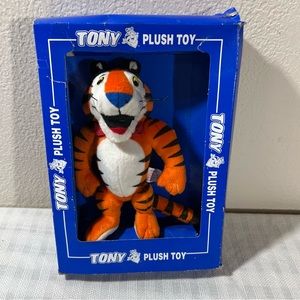 Vintage Tony the Tiger Plush Toy Kelloggs Stuffed Animal 1997 In Original Box